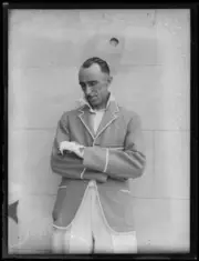 Bowler Hal Hooker in the NSW cricket team jacket, NSW, 1928 Old Photo
