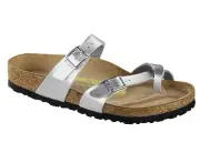 Birkenstock Birko Flor MAYARI Silver BNIB 071081 071083