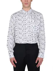 [Comme Des Garçon Shirt] Comme Des Garçon Shirt-X Kaws Print Shirt-Uomo S