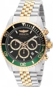 Invicta Men's 48116 Pro Diver Quartz Chronograph Black Dial Watch