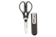 Progressive Prepworks 28cm Kitchen Scissors Cutting Shears w Sharpener Black