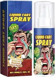 Liquid Assfart Spray, Portable Fart Spray Trick Ass Spray 100g, Prank Trick Toys Safe Prank Spray Stink Stuff for Adults Halloween Party Hilarious Gag