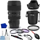Sigma 50-100mm F/1.8 DC HSM Art Lens for Nikon F - 10PC Accessory Bundle