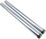 HD Chrome 49mm 25 1/2 Suspension Fork Tube Pair Dyna Super Glide 06-13