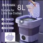 Mini Washing Machine 8L Folding Portable Sterilization Drying Laundry Machines