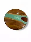 Round Epoxy Table, Wood Coffee Table, Resin Table Top, Made To Order, Side Table