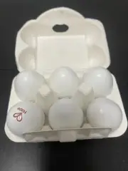 Hape Egg Carton | 3 Hard-Boiled Eggs with Easy-Peel Shell & 3 Fried New