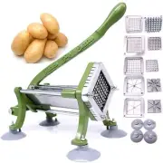 French Fry Cutter Commercial Potato Slicer with Suction Feet Complete Set, In...