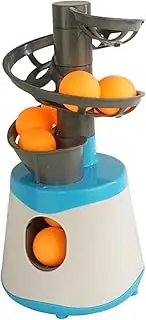 Table Tennis Machine Robot Fully Automatic Serving Frequency 15 Times Per Minute Durable and Suitable for Beginners, USB+Six-Section