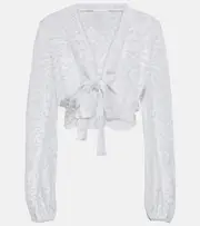 [Alexandra Miro] Alexandra Miro Tabitha lace top AU 16 white