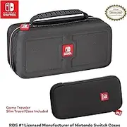 Game Traveler Nintendo Switch Go Play System Case - Switch Case for Switch OLED, or Switch, 2 Cases-In-One, Allows You To Travel With Your Full System or Just the Slim Switch Case, Licensed by