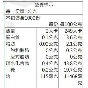 憶霖黑胡椒粉 1gx1000入 廚房 香辛料 牛排 調味粉 隨身包 批發大包裝 家用 營業用【主廚香料類】【樂客來】