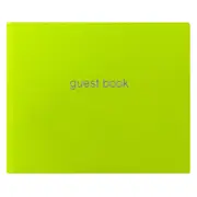 Dazzle Quarto Lined Guest Book, Landscape (Pearl)