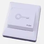 White Wide Push to Exit Panel Gates Door Opener Button Strike for Access Control