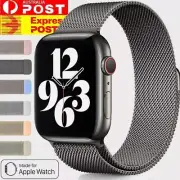 Milanese Loop Apple Watch Band iWatch Strap Series10 SE Wristwatch 46mm 42mm 40