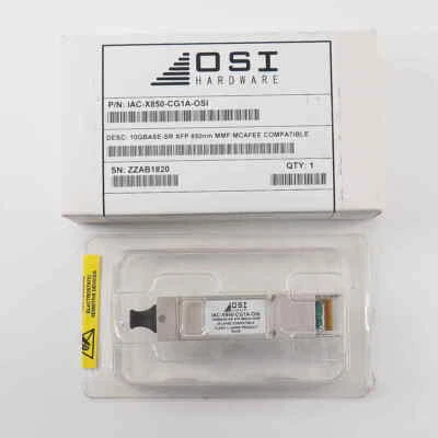 NEW OSI Hardware IAC-X850-CG1A 10GBASE-SR XFP Transceiver for McAfee