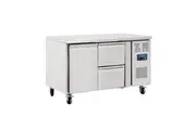 Polar U-Series Double Drawer Counter Fridge 282Ltr