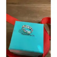 在飛比找Yahoo!奇摩拍賣優惠-TIFFANY & Co.  18K白金  鏤空  戒指