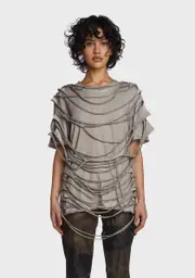 [DARKER WAVS] Echo Unisex Shredded Tee