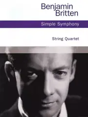 Simple Symphony Op. 4 Benjamin Britten String Quartet Sheet Music 014042043