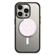 Snappy Grip Stand Mirror Snappy™ Grip Stand MagSafe Compatible Abstract pink white boho floral illustration