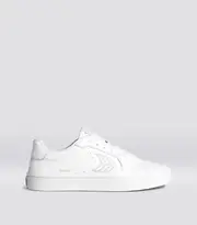 SALVAS White Leather Sneaker Women