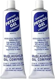 (2 Pack) Petrol Gel Food Grade Equipment LubricantNSF (2/4 oz. Tube)