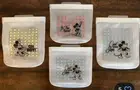 Pyrex® Mickey Mouse Disney - 4-piece Silicone Lunch Snack Bag Set - New SEALED