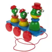 Turtles Wooden Pull-Along - Jas Toys