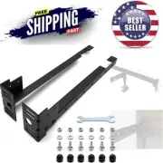 Steel Bed Frame Footboard Extension Brackets Set for Twin to King Size Beds