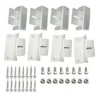 8x Solar Panel Z Bracket Mounting with Stainless Fixings Caravan Roof Motorhome