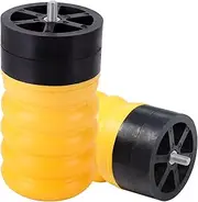 V VELAMEIS SSR-313-54 Rear Air Helper Springs kit/Rear Air Suspension Helper Springs System Left/Right Pair | For Ford Transit Springs For Dodge RAM ProMaster 1500|2500|3500, Yellow 2014-2023