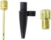 DINHEAROM 3-in-1 Inflation Kit to Adapter Ball Pump Needle Bike Pump Nozzle for Air Compressors Toys Bicycles