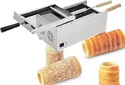 Commercial Electric Chimney Cake Oven, Home Cake Roll Machine, Ice Cream Cone Grill, Suitable for Restaurant Home Kitchen Snack Bar, 1600w