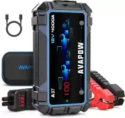 AVAPOW Car Battery Jump Starter 4000A Peak,12V Portable Jumpstart Box