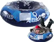 Sleds for Snow - Outdoor Snow Toys PVC Heavy Duty Snow Tube | Winter Toys Wear-Resistant Sledding Tube for Outdoor Playing