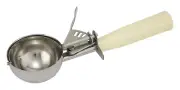 Ice Cream Disher, Size 10, Plastic Hdl, Ivory (12 Each)