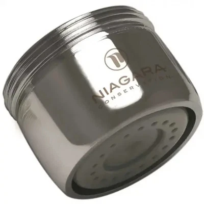 NIAGARA N3210N Dual Thread Aerator 1.0 GPM Brass Chrome Needle Spray