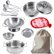 Pretend Play Kitchen Toys,Mini Cooking Toys Set Play Kitchen Accessories with...