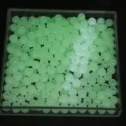 1000 Craft DIY Acrylic Luminous Round Beads Glow In The Dark 4mm