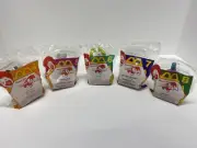 1996 McDonalds Space Jam Happy Meal Toys Incomplete Set, 4 Of 8 Sealed