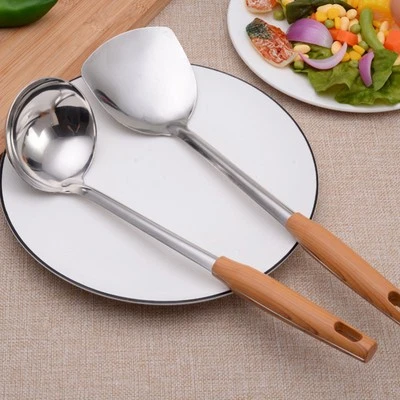 Spatula Metal Cooking Utensils Stainless Omelet Serving Commercial