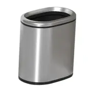 2.4 Gallon/9L Stainless Steel Trash Can, Narrow,Open Top Bathroom Waste Sliver