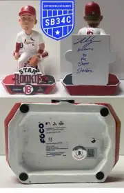 Nolan Gorman SIGNED St Louis Cardinals Star Rookie Bobblehead w/ BAS COA