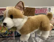 Miyoni Aurora Pembroke Welsh Corgi Plush Stuffed Dog Realistic New NEW 11”