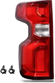 LED Tail Light Type Compatible With 2019-2023 Chevy Silverado 1500 Left Driver Side Replace Part Number:84678149