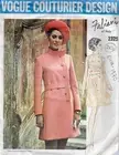 1970 Vintage Vogue Sewing Pattern B36″ (91cm) DRESS (2104) Vogue 2325 Fabiani