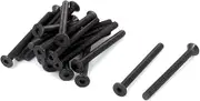 uxcell M3 x 35mm Metric Hex Socket Countersunk Head Screw Bolts Black 20PCS