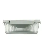 [Lock 'n' Lock] Nestopia Rectangular Container Set of 5 in Clear/Grey