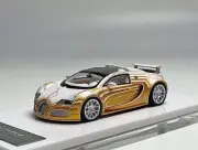 1:64 LJM BUGATTI VEYRON L’OR BLANC CERAMIC GOLD No D&G MR BBR AMALGAM NEW 99/199